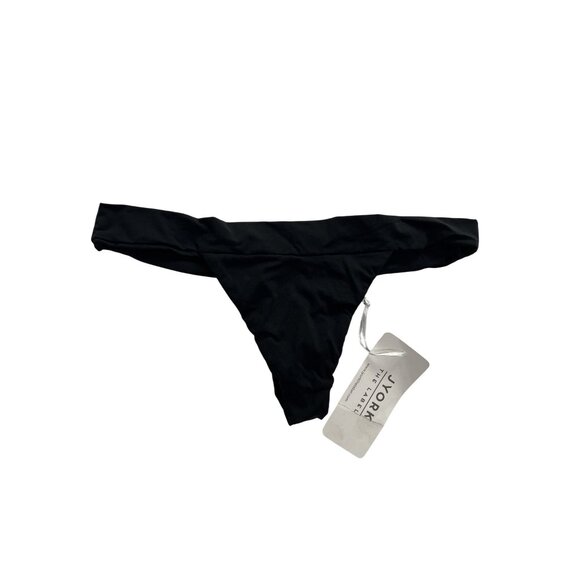 JYORK The Label Zoe Bikini Bottoms in Black - Picture 1 of 3